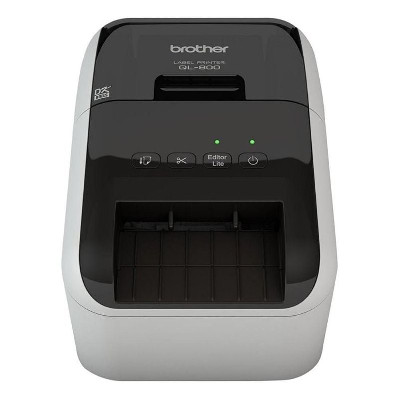 Impresora de Etiquetas Brother QL-800/ Térmica/ Ancho etiqueta 62mm/ USB/ Blanca y Negra - изображение 2