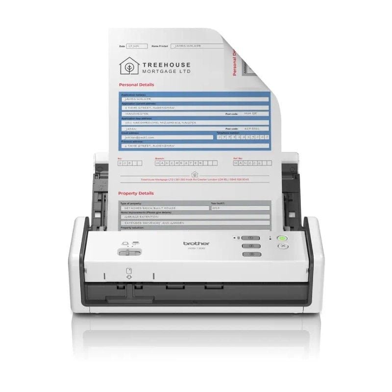 Escáner Documental Brother ADS-1300 con Alimentador de Documentos ADF/ Doble cara - изображение 5
