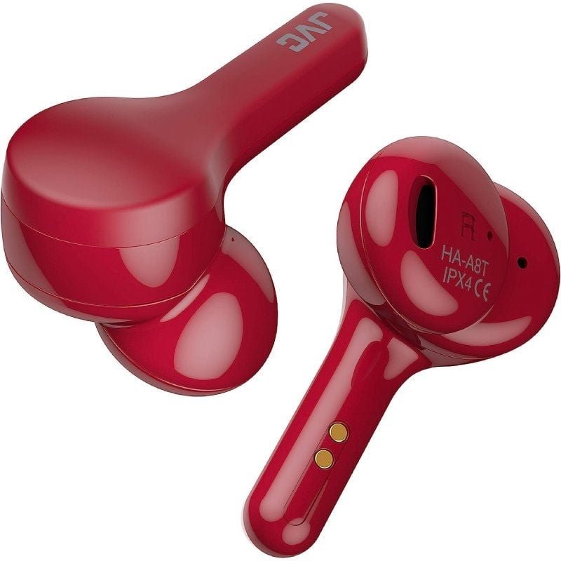 Auriculares Bluetooth JVC HA-A8T con estuche de carga/ Autonomía 6h/ Rojos - изображение 2