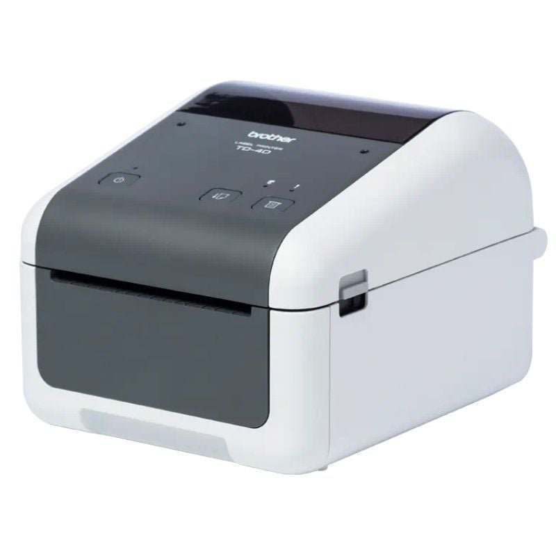 Impresora de Etiquetas y Tickets Brother TD-4210D/ Térmica Directa/ Ancho etiqueta 118mm/ USB-RS-232C/ Blanca y Negra - изображение 2
