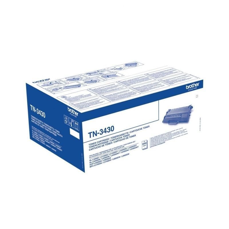 Tóner Original Brother TN-3430/ Negro - изображение 2