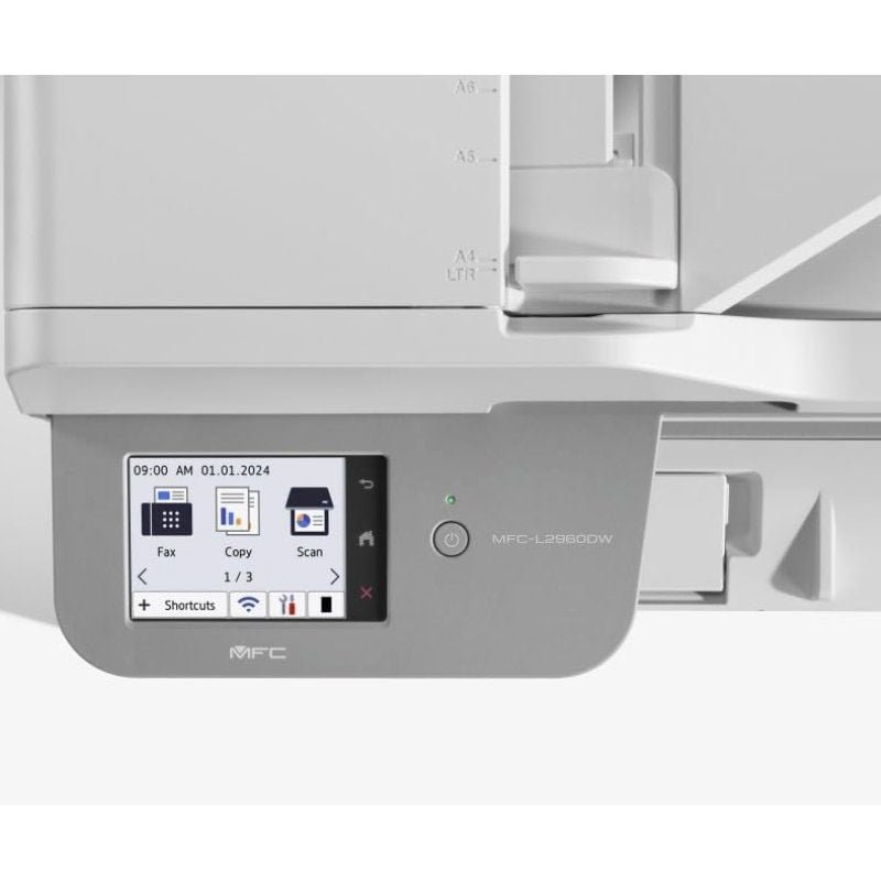 Multifunción Láser Monocromo Brother MFC-L2960DW WiFi/ Fax/ Dúplex/ Blanca - изображение 3