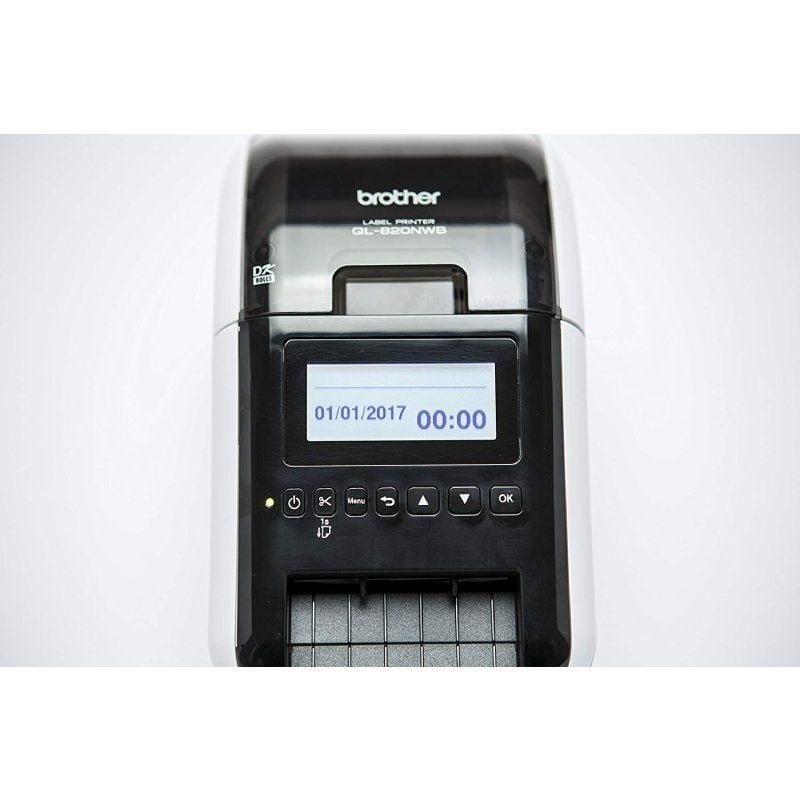 Impresora de Etiquetas Brother QL-820NWBC/ Térmica/ Ancho etiqueta 62mm/ USB-Bluetooth-WiFi-Ethernet/ Blanca y Negra - изображение 3
