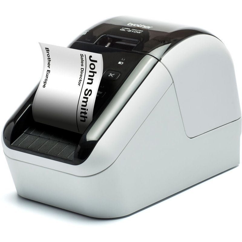 Impresora de Etiquetas Brother QL-810WC/ Térmica/ Ancho etiqueta 62mm/ USB-WiFi/ Blanca y Negra - изображение 3