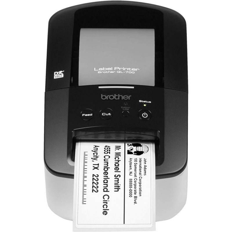 Impresora de Etiquetas Brother QL-700/ Térmica/ Ancho etiqueta 62mm/ USB/ Blanca y Negra - изображение 3