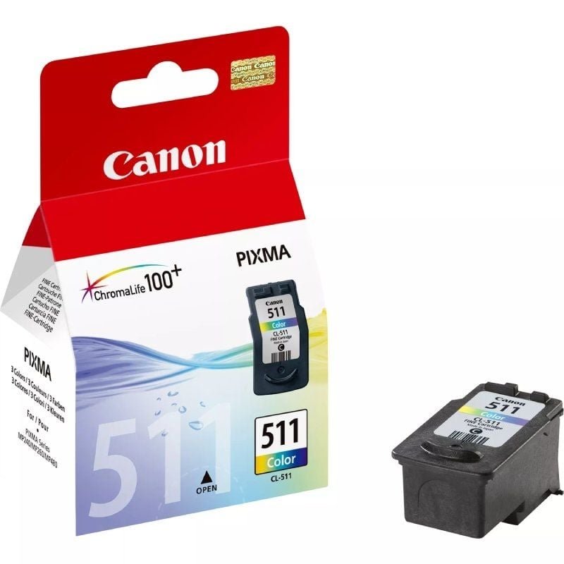 Cartucho de Tinta Original Canon CL-511/ Tricolor - изображение 2