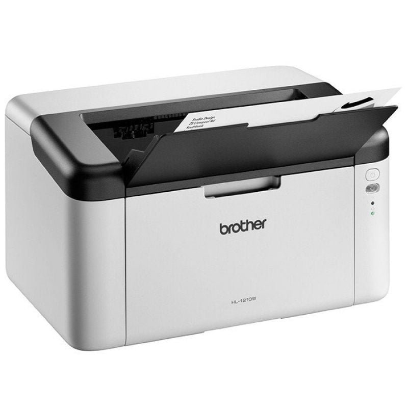 Impresora Láser Monocromo Brother HL-1210W WiFi/ Blanca - изображение 2