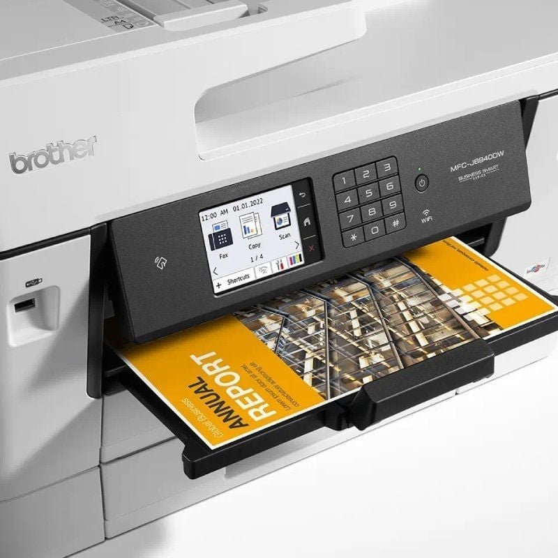 Multifunción A3 Brother MFC-J6940DW WiFi/ Fax/ Dúplex/ Blanca - изображение 4