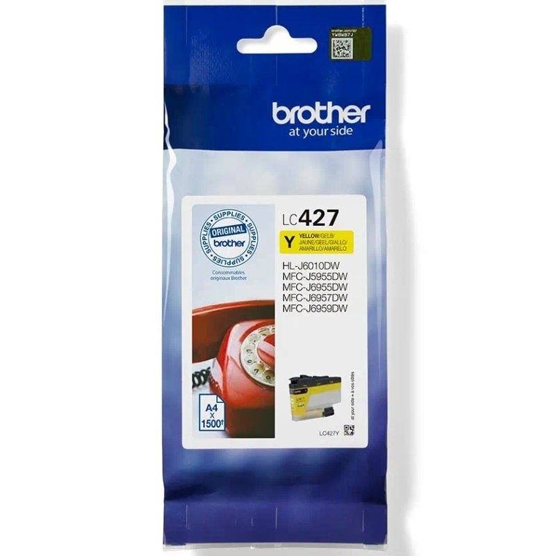 Cartucho de Tinta Original Brother LC-427Y/ Amarillo - изображение 2