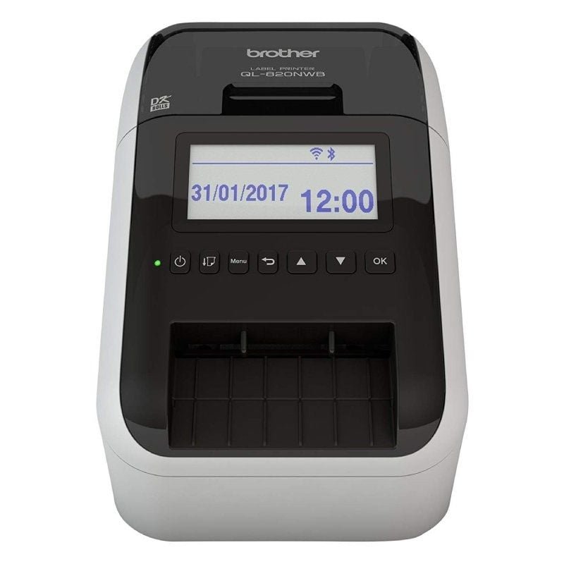 Impresora de Etiquetas Brother QL-820NWBC/ Térmica/ Ancho etiqueta 62mm/ USB-Bluetooth-WiFi-Ethernet/ Blanca y Negra - изображение 2