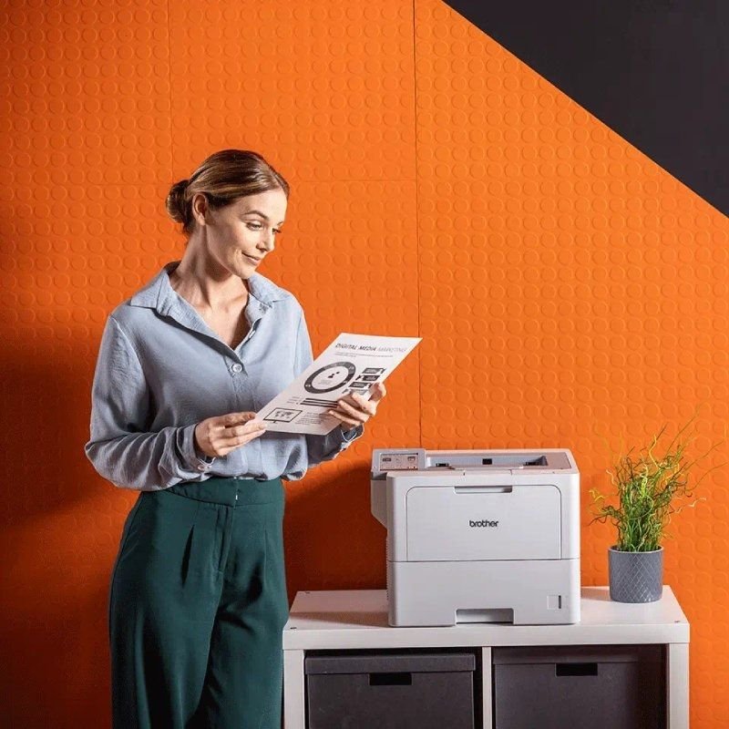 Impresora Láser Monocromo Brother HL-L6410DN Dúplex/ Blanca - изображение 5