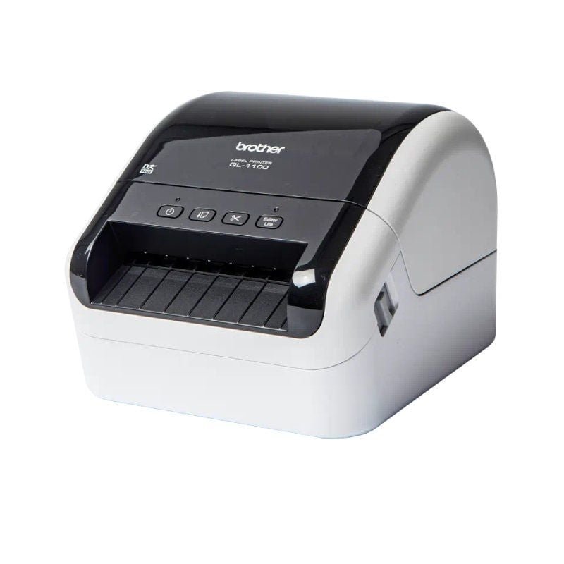 Impresora de Etiquetas Brother QL-1100C/ Térmica/ Ancho etiqueta 103mm/ USB/ Blanca y Negra - изображение 2