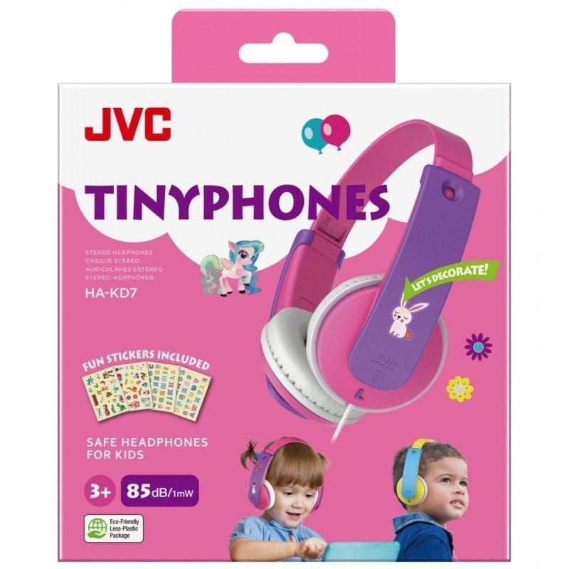 Auriculares Infantiles JVC HA-KD7/ Jack 3.5/ Rosas - изображение 2