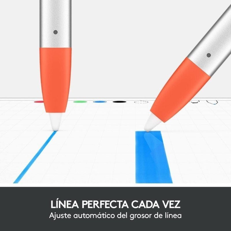 Lápiz Inalámbrico Logitech Crayon para iPad/ Naranja - изображение 4