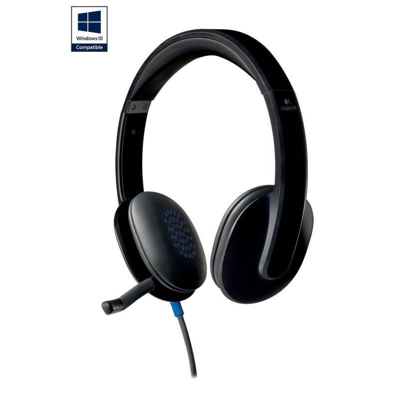 Auriculares Logitech H540/ con Micrófono/ USB/ Negros - изображение 4