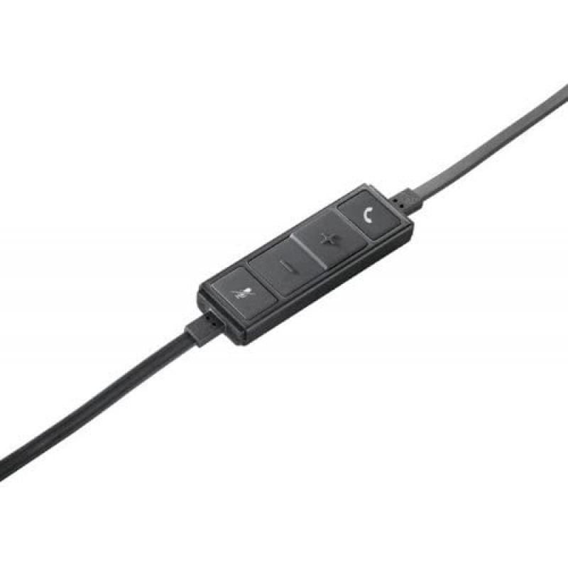 Auriculares Logitech H650e/ con Micrófono/ USB/ Negros - изображение 2