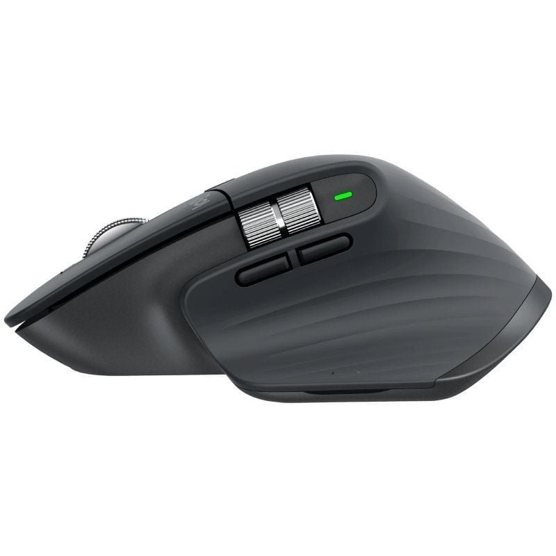 Ratón Ergonómico Inalámbrico por Bluetooth Logitech MX Master 3S/ Batería recargable/ Hasta 8000 DPI/ Grafito - изображение 4