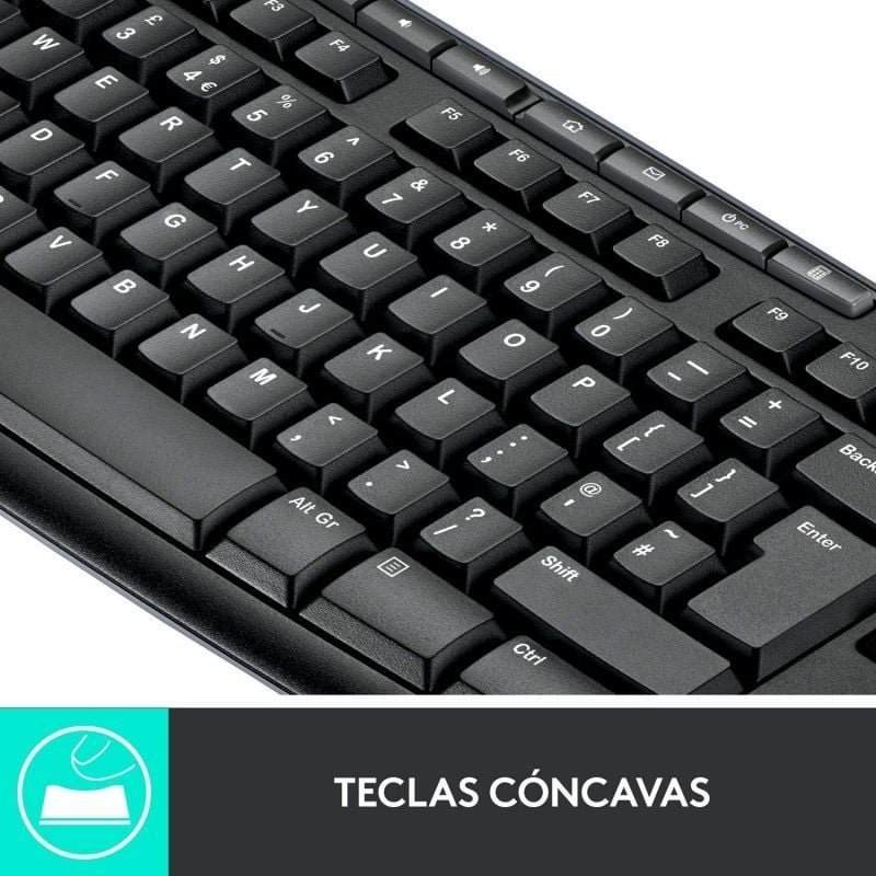 Teclado y Ratón Inalámbricos Logitech Wireless Combo MK270 - изображение 2