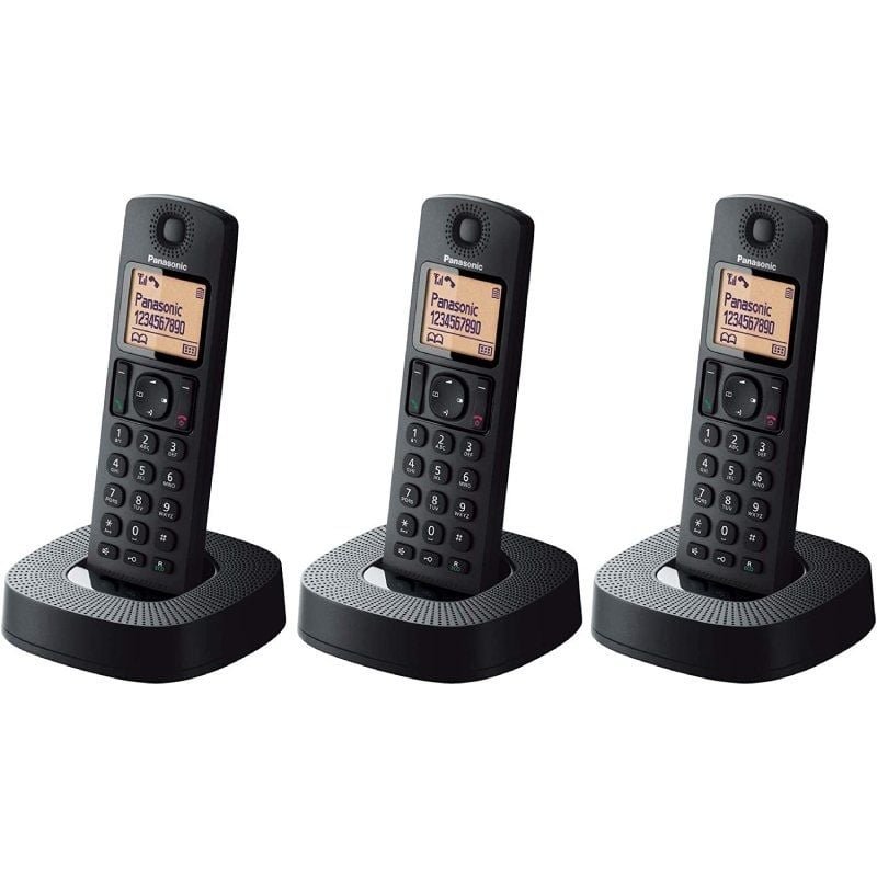 Teléfono Inalámbrico Panasonic KX-TGC313SP/ Pack TRÍO/ Negro - изображение 2