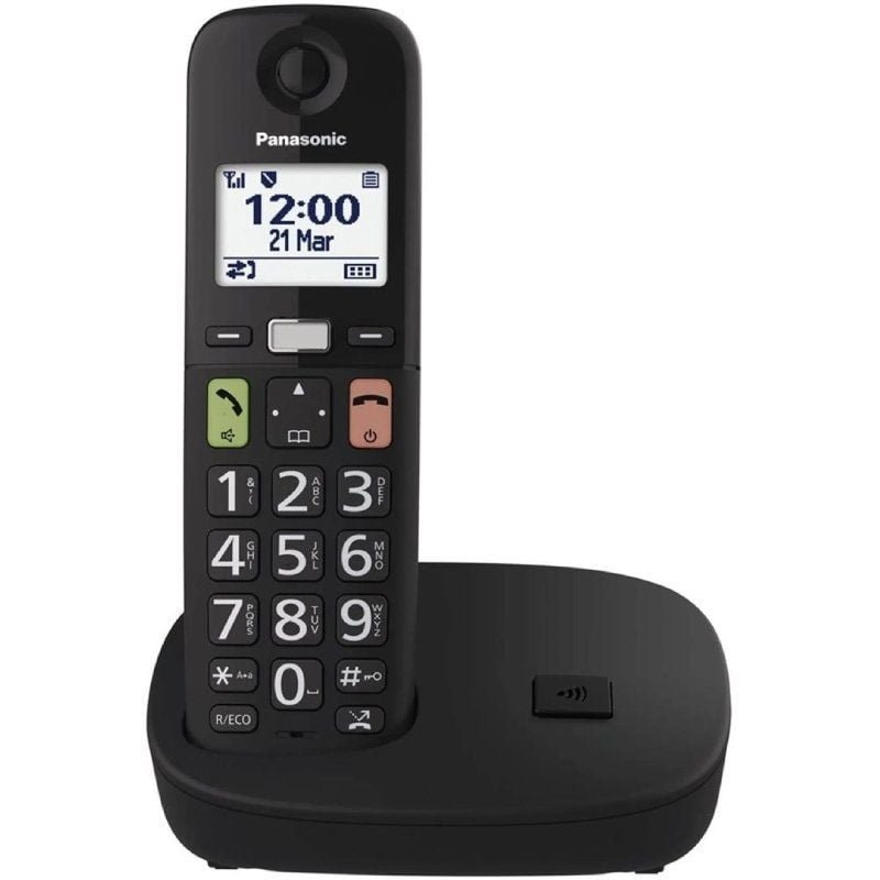 Teléfono Inalámbrico Panasonic KX-TGU112EXB/ Pack DUO/ Negro - изображение 2