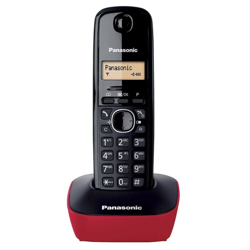 Teléfono Inalámbrico Panasonic KX-TG1611/ Negro y Rojo - изображение 2