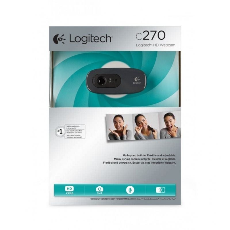Webcam Logitech HD C270/ 1280 x 720 HD - изображение 4