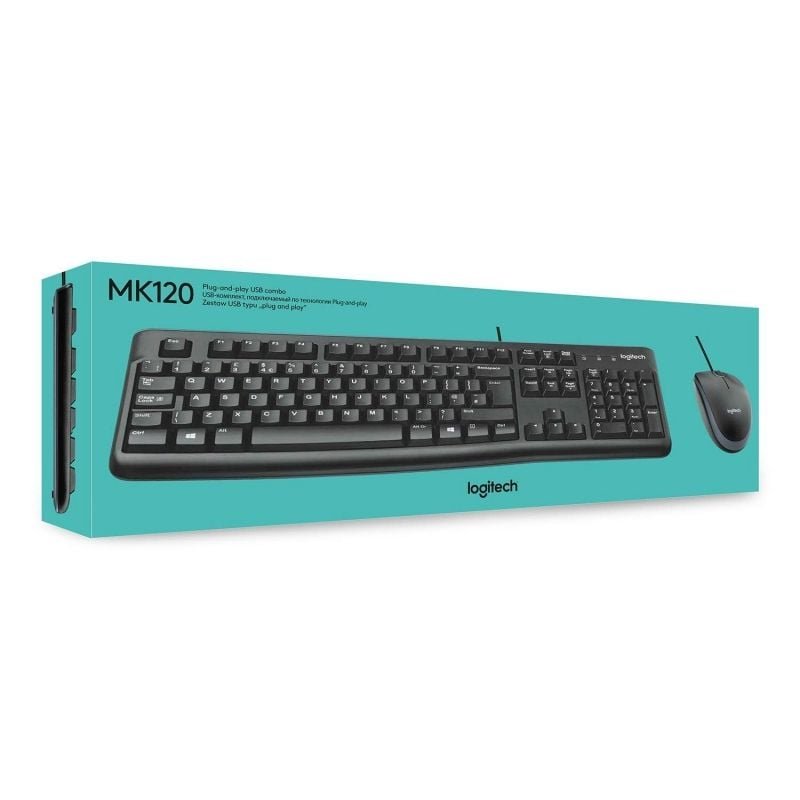 Teclado y Ratón Logitech Desktop MK120 - изображение 5