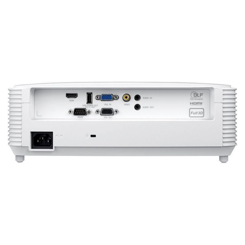 Proyector Optoma W309ST/ 3800 Lúmenes/ WXGA/ HDMI-VGA/ Blanco - изображение 4