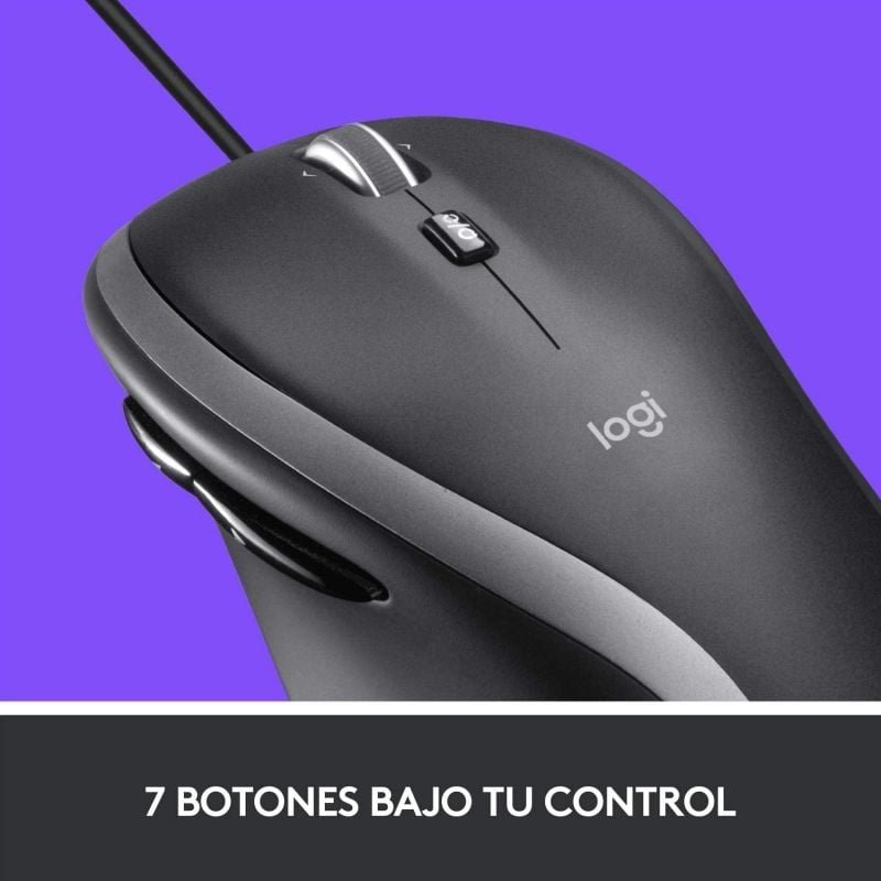 Ratón Logitech M500S/ Hasta 4000 DPI/ Negro - изображение 5
