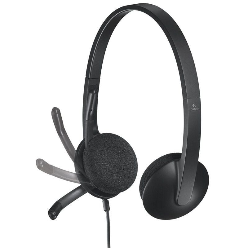 Auriculares Logitech H340/ con Micrófono/ USB/ Negros - изображение 3