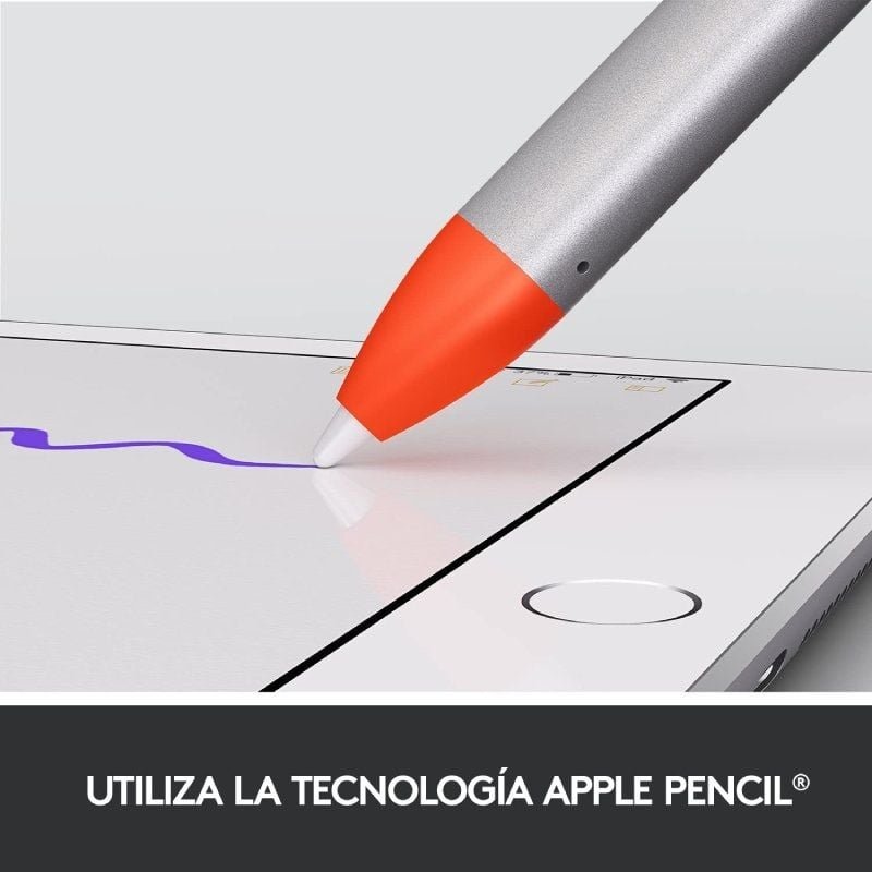 Lápiz Inalámbrico Logitech Crayon para iPad/ Naranja - изображение 2