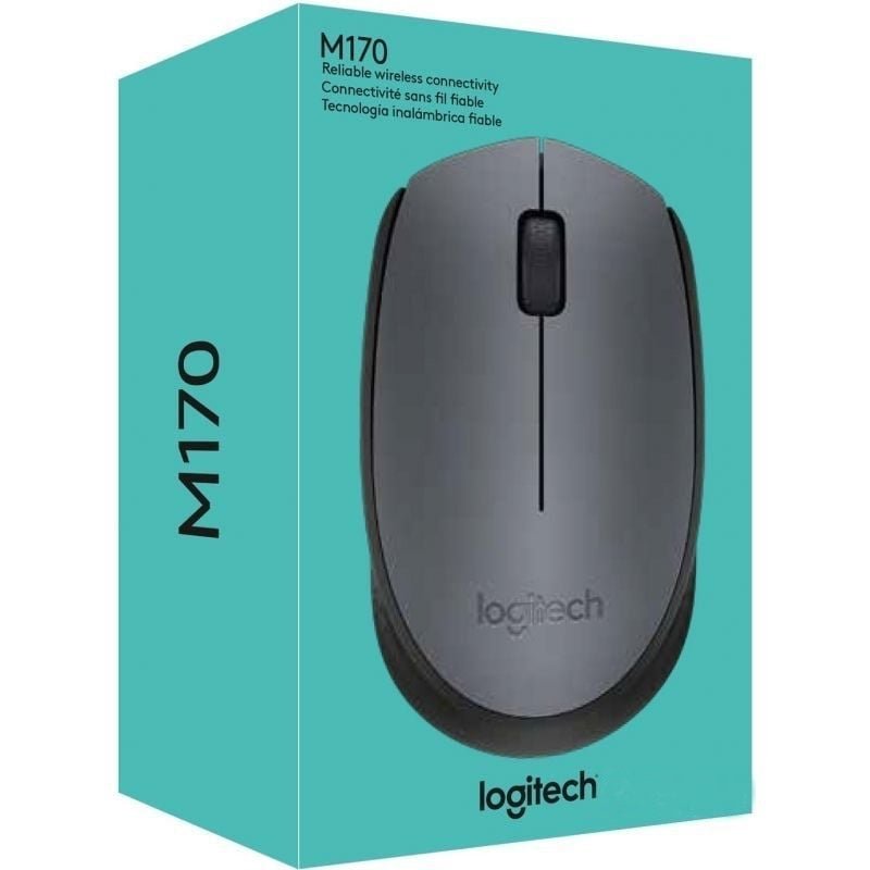 Ratón Inalámbrico Logitech M170/ Hasta 1000 DPI/ Gris - изображение 4