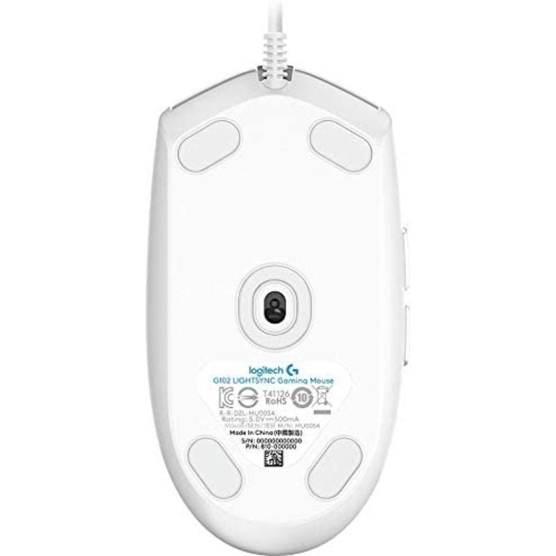 Ratón Gaming Logitech G102 Lightsync/ Hasta 8000 DPI/ Blanco - изображение 5