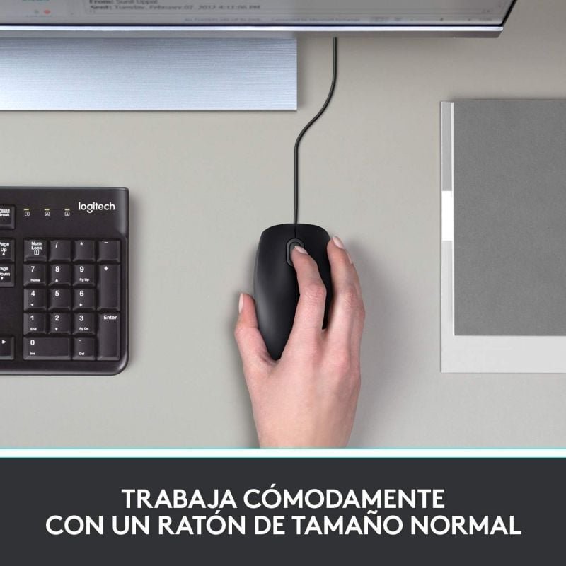 Ratón Logitech B100 OEM/ Hasta 800 DPI - изображение 5