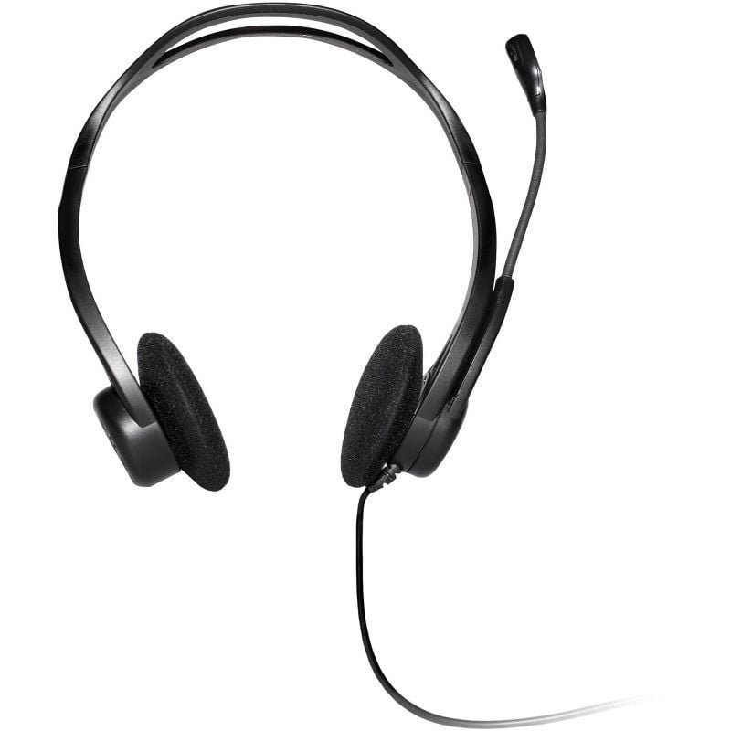 Auriculares Logitech Headset PC 960/ con Micrófono/ USB/ Negros - изображение 2