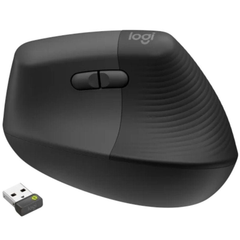 Ratón Vertical Inalámbrico por Bluetooth/ 2.4GHz Logitech Lift Vertical Ergonomic Mouse Business/ Hasta 4000 DPI/ Grafito - изображение 2