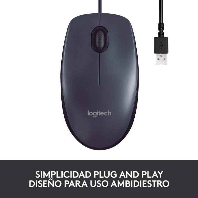 Ratón Logitech B100 OEM/ Hasta 800 DPI - изображение 3