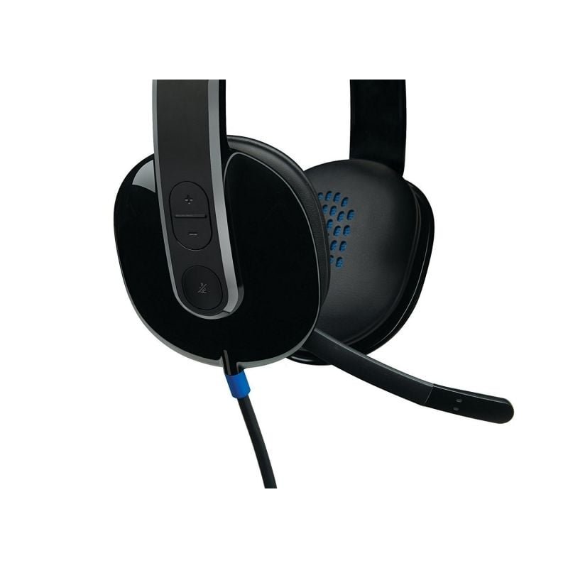Auriculares Logitech H540/ con Micrófono/ USB/ Negros - изображение 3