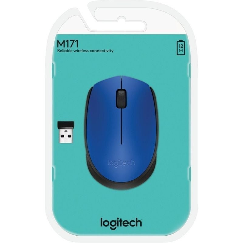 Ratón Inalámbrico Logitech M171/ Hasta 1000 DPI/ Azul - изображение 4