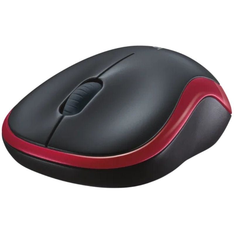 Ratón Inalámbrico Logitech M185/ Hasta 1000 DPI/ Rojo - изображение 4