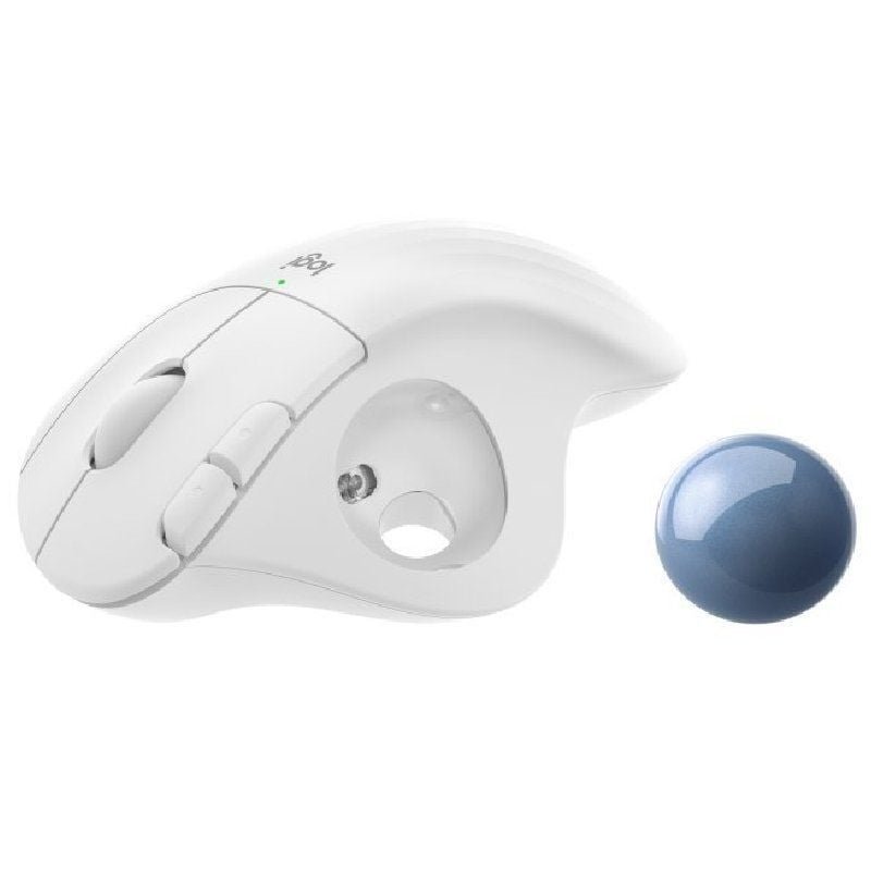 Ratón Trackball Inalámbrico por Bluetooth Logitech ERGO M575/ Hasta 2000 DPI/ Blanco Crudo - изображение 4