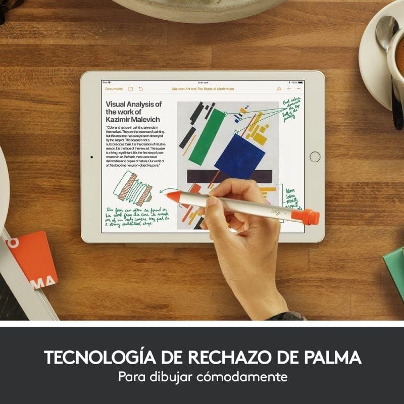 Lápiz Inalámbrico Logitech Crayon para iPad/ Naranja - изображение 3