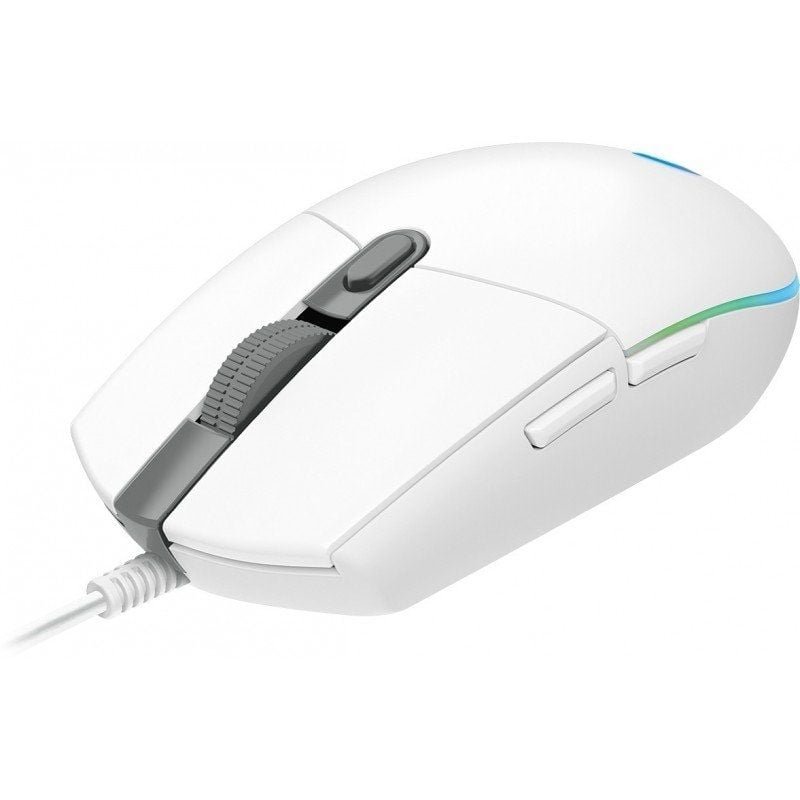 Ratón Gaming Logitech G102 Lightsync/ Hasta 8000 DPI/ Blanco - изображение 3