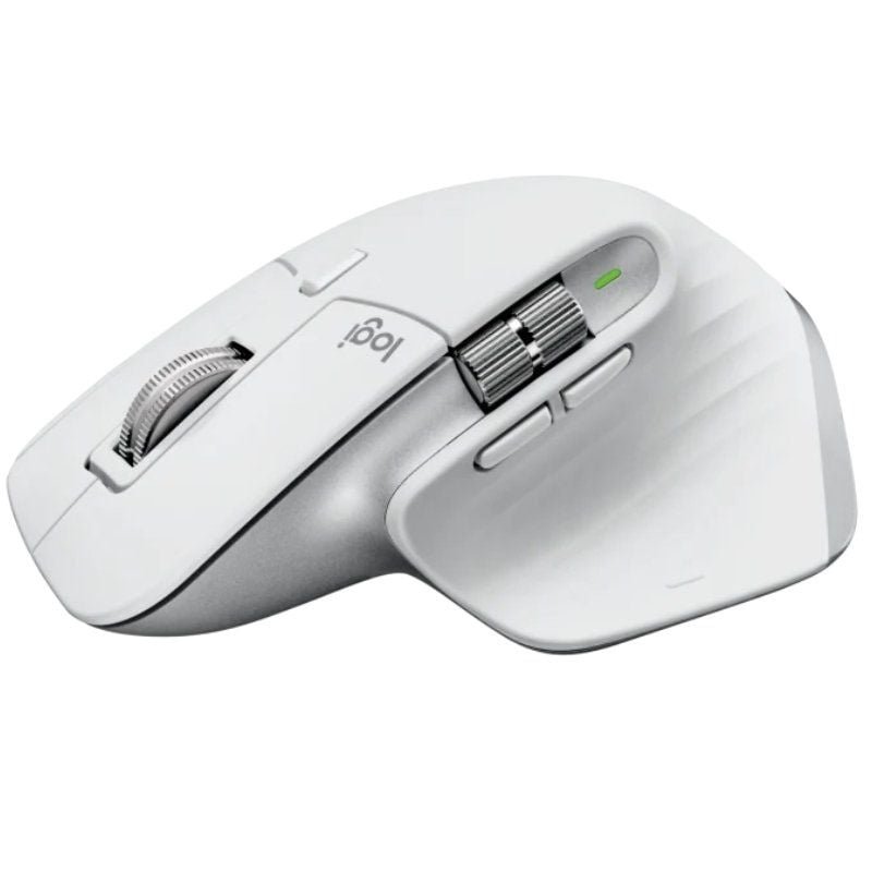 Ratón Ergonómico Inalámbrico por Bluetooth Logitech MX Master 3S/ Batería recargable/ Hasta 8000 DPI/ Gris Pálido - изображение 3