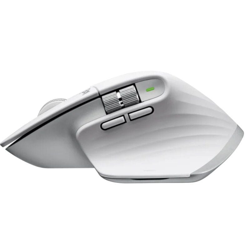 Ratón Ergonómico Inalámbrico por Bluetooth Logitech MX Master 3S/ Batería recargable/ Hasta 8000 DPI/ Gris Pálido - изображение 4
