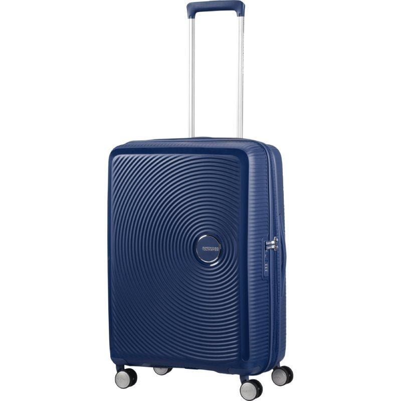 Maleta Mediana American Tourister SoundBox Spinner 67cm/ 67x46.5x29cm/ 4 Ruedas/ Azul Marino - изображение 4