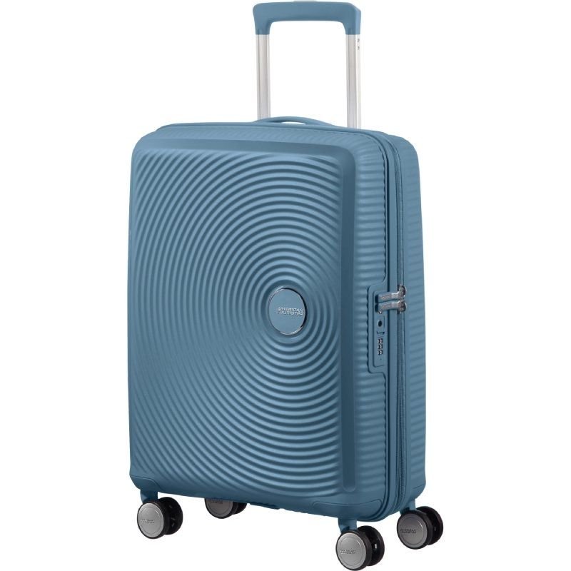 Maleta de Cabina American Tourister SoundBox Spinner 55cm/ 55x40x20cm/ 4 Ruedas/ Azul Piedra - изображение 2