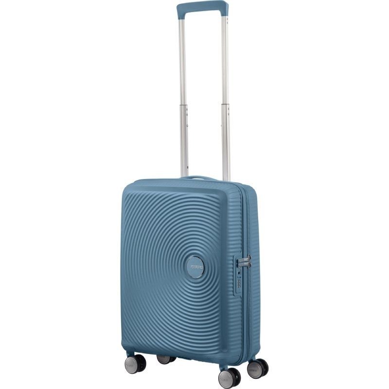 Maleta de Cabina American Tourister SoundBox Spinner 55cm/ 55x40x20cm/ 4 Ruedas/ Azul Piedra - изображение 5