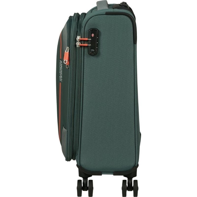 Maleta de Cabina American Tourister Pulsonic Spinner 55cm/ 55x40x23cm/ 4 Ruedas/ Verde Bosque Oscuro - изображение 4