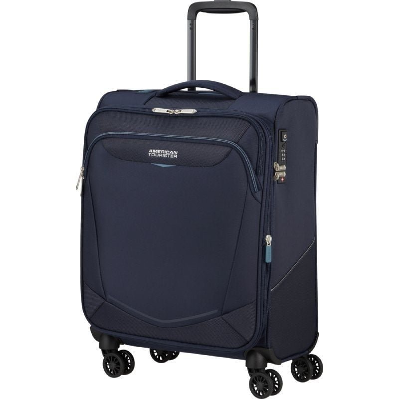 Maleta de Cabina American Tourister SummerRide Spinner 55cm/ 55x40x23cm/ 4 Ruedas/ Azul Marino - изображение 2